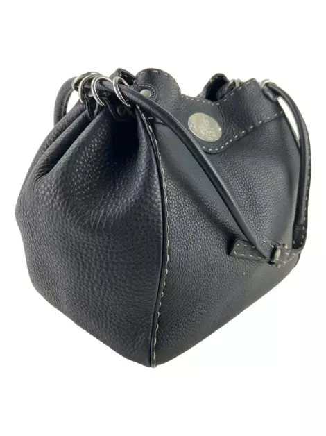 Bolsa Hobo Fendi Romano Selleria Preta