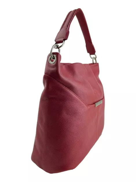 Bolsa Hobo Longchamp Le Foulonne Vermelha