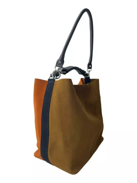 Bolsa Hobo Marni Suede Bicolor