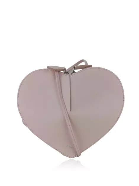 Bolsa Tiracolo Alaia Le Coer Lux Calfskin Rose Dragee