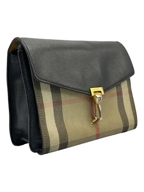 Bolsa Tiracolo Burberry Macken Preto