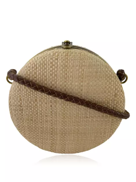 Bolsa Tiracolo Cabana Crafts Palha Bege