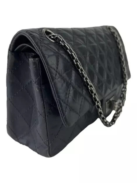 Bolsa Tiracolo Chanel 2.55 Reissue Cinza