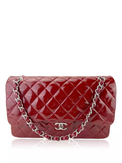 Bolsa Tiracolo Chanel Double Flap Vermelha
