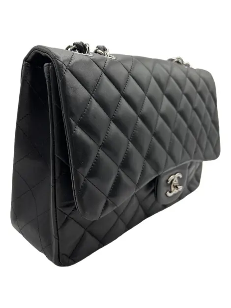 Bolsa Tiracolo Chanel Single Flap Preto
