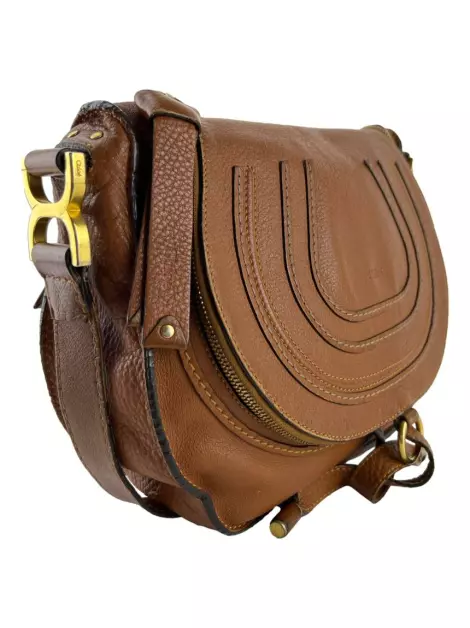 Bolsa Tiracolo Chloé Marcie Marrom