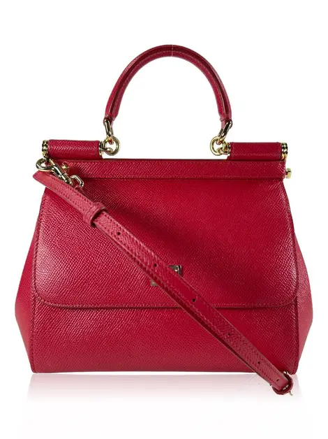 Bolsa Tiracolo Dolce & Gabbana Miss Sicily Mini Vermelha