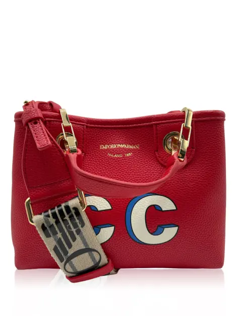 Bolsa Tiracolo Emporio Armani MyEA Vermelha