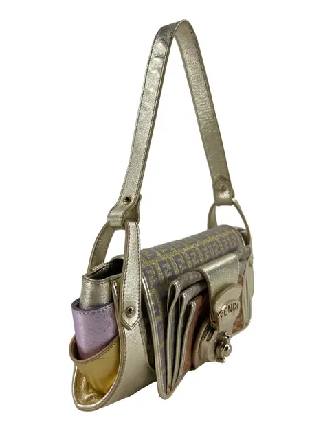 Bolsa Tiracolo Fendi Compilation Multicolor