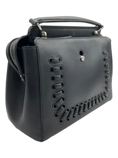 Bolsa Tiracolo Fendi Dotcom Preta