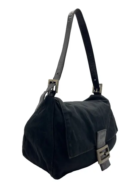 Bolsa Tiracolo Fendi Mama Forever Preta Vintage