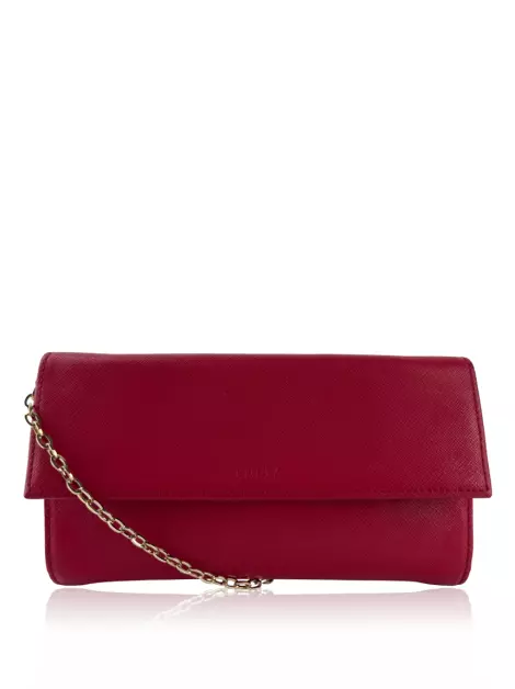 Bolsa Tiracolo Furla Wallet on Chain Babylon Vermelho