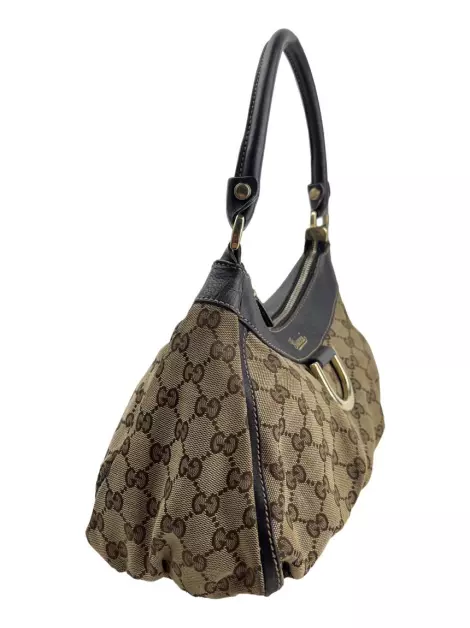 Bolsa Tiracolo Gucci D Gold Ring GG Monograma