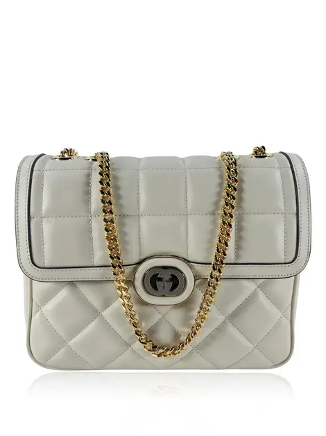 Bolsa Tiracolo Gucci Deco Off White