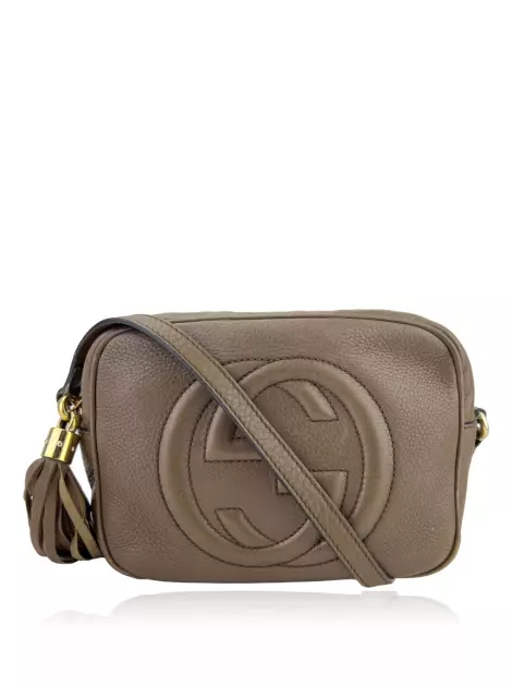 Bolsa Tiracolo Gucci Soho Disco Bege Original - ABSD5