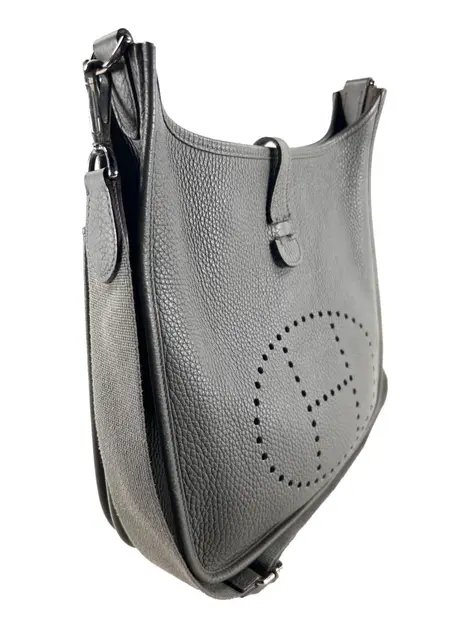 Bolsa Tiracolo Hermès Evelyne III PM Taurillon Clemence Etain