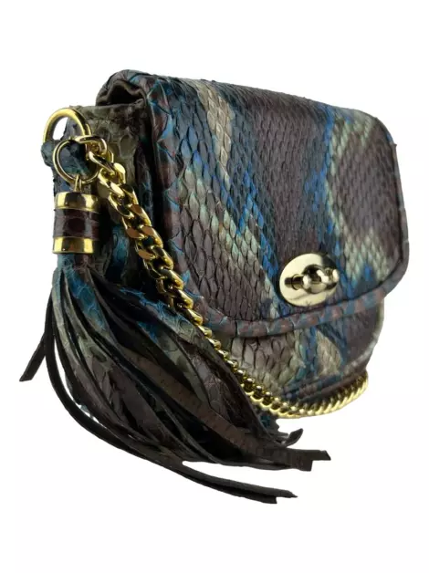 Bolsa Tiracolo Laura Lima Python Estampada