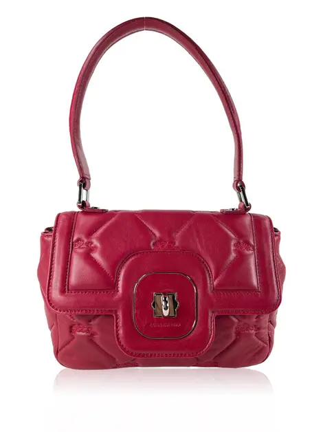 Bolsa Tiracolo Longchamp Couro Vermelha