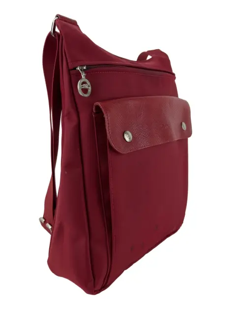 Bolsa Tiracolo Longchamp Crossbody Nylon Vermelha