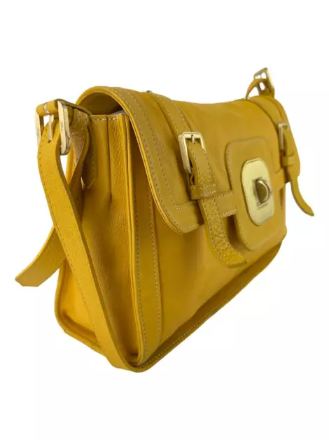 Bolsa Tiracolo Longchamp Gatsby Amarela