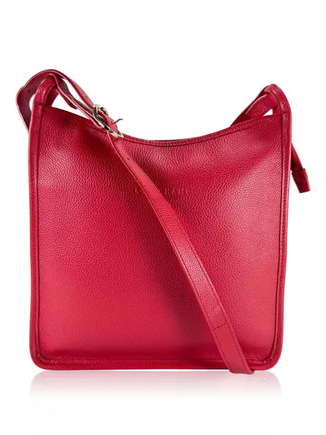 Bolsa Tiracolo Longchamp Le Foulonné M Vermelha