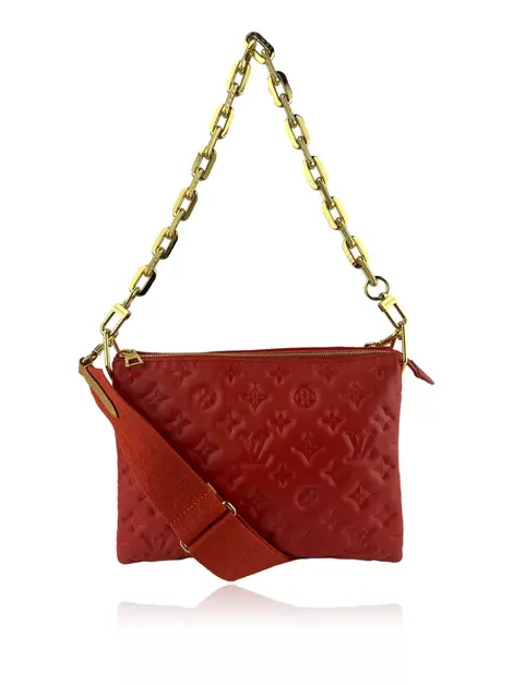 Bolsa Tiracolo Louis Vuitton Coussin PM Vermelho