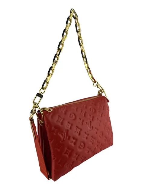 Bolsa Tiracolo Louis Vuitton Coussin PM Vermelho