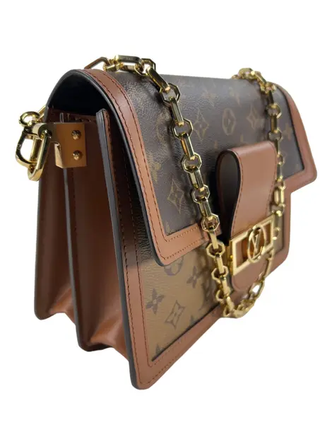 Bolsa Tiracolo Louis Vuitton Dauphine MM Canvas Monograma
