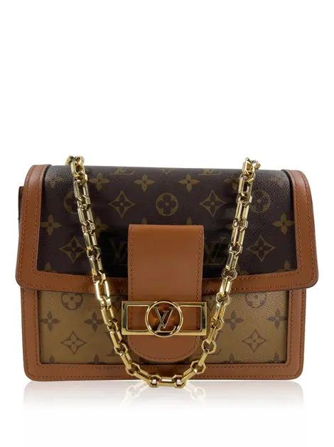 Bolsa Tiracolo Louis Vuitton Dauphine MM Canvas Monograma