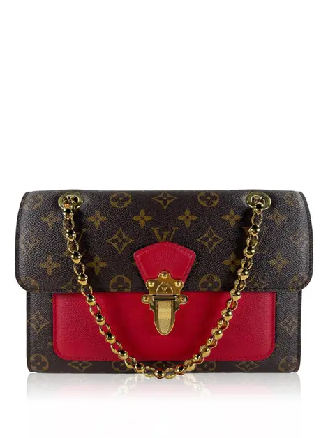 Bolsa Tiracolo Louis Vuitton Victoire Canvas Monograma Cherry
