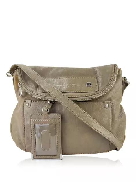 Bolsa Tiracolo Marc By Marc Jacobs Couro Bege