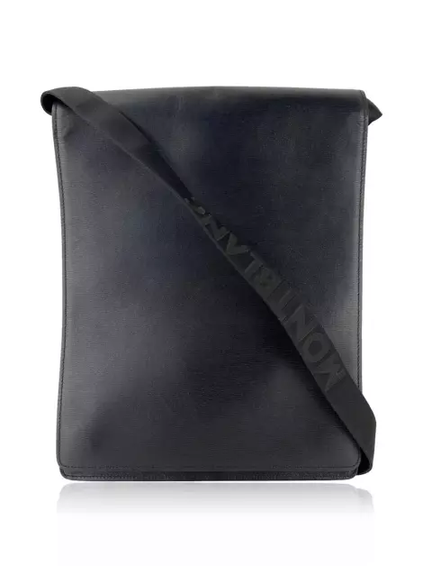 Bolsa Tiracolo Montblanc Couro Preto