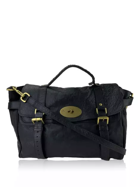 Bolsa Tiracolo Mulberry Alexa Preta