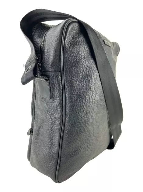 Bolsa Tiracolo Osklen Couro Preta