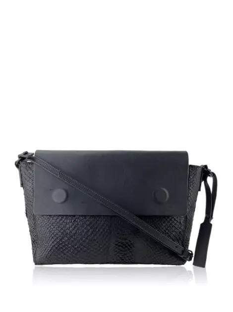 Bolsa Tiracolo Osklen Salmon Box Preta
