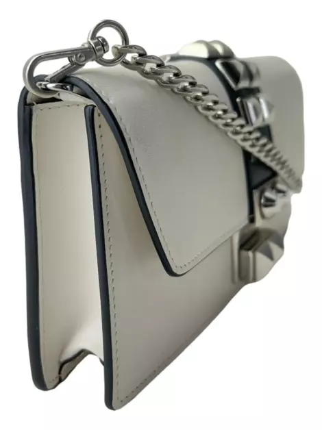 Bolsa Tiracolo Prada Wallet on Chain Elektra Studded Branca