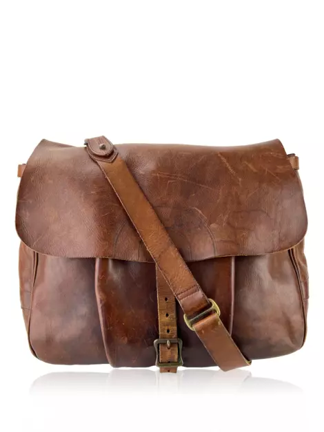 Bolsa Tiracolo Ralph Lauren Couro Marrom