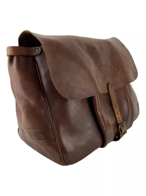 Bolsa Tiracolo Ralph Lauren Couro Marrom