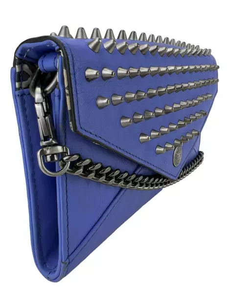 Bolsa Tiracolo Rebecca Minkoff Studded Azul