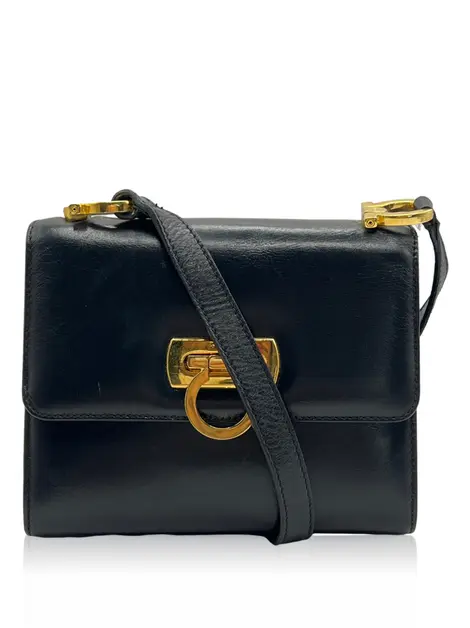 Bolsa Tiracolo Salvatore Ferragamo Gancini Azul