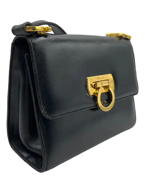 Bolsa Tiracolo Salvatore Ferragamo Gancini Azul