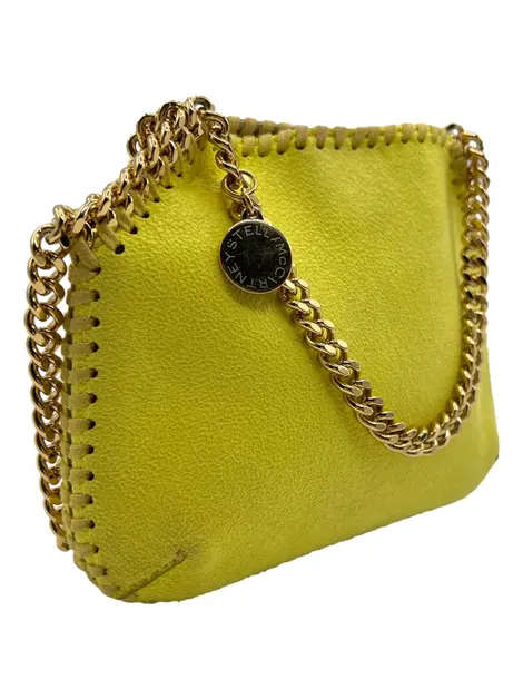 Bolsa Tiracolo Stella Mccartney Mini Falabella Amarela