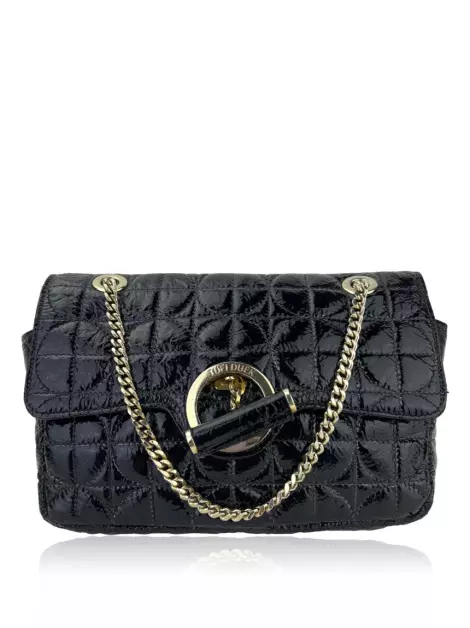 Bolsa Tiracolo Tufi Duek Couro Preta