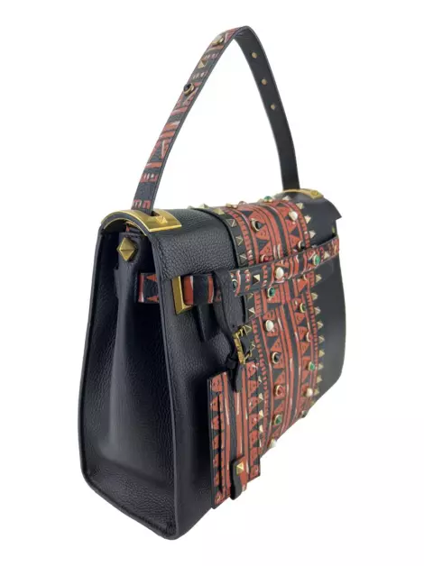 Bolsa Tiracolo Valentino My Rockstud Preta
