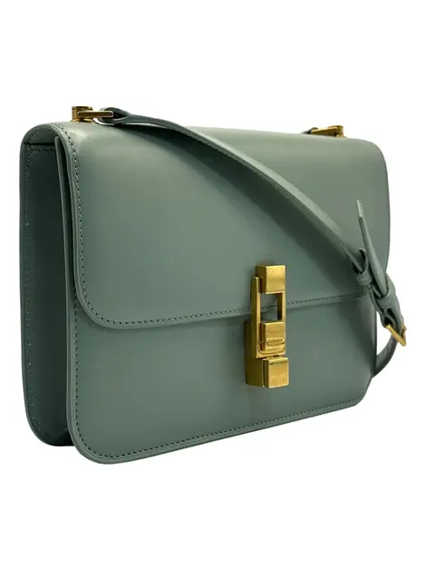 Bolsa Tiracolo Yves Saint Laurent Le Carrè Verde