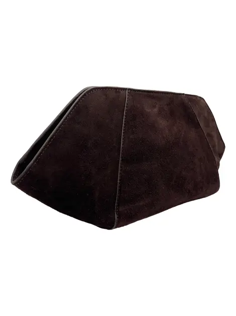 Bolsa Tiracolo Zara Camurça Marrom