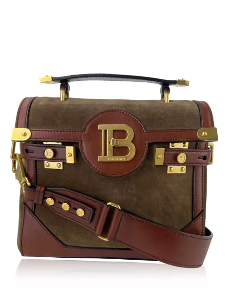 Bolsa Tote Balmain B-Buzz Marrom
