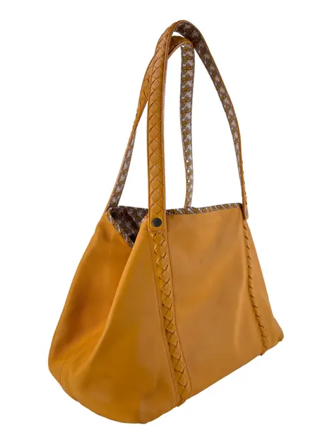 Bolsa Tote Bottega Veneta Reversible Laranja