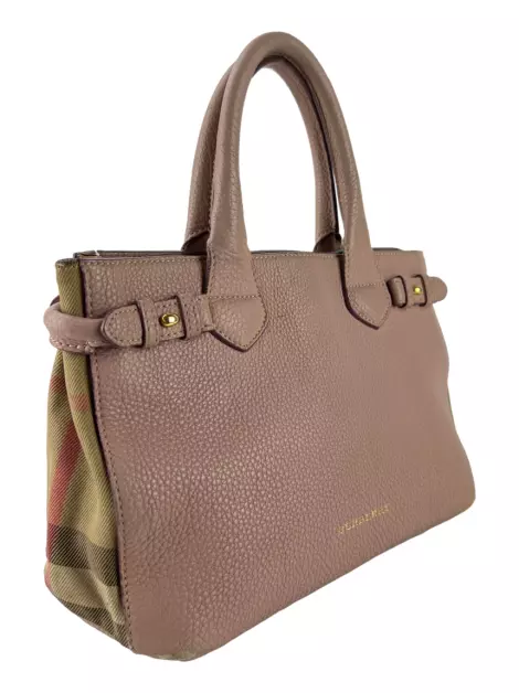 Bolsa Tote Burberry Banner House Rosa