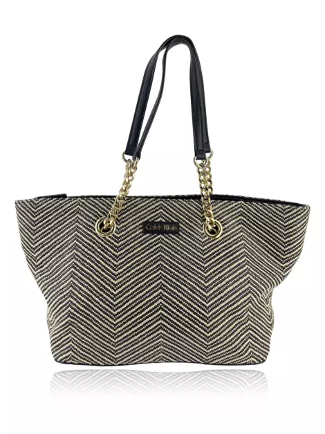 Bolsa Tote Calvin Klein Bandolera Bicolor